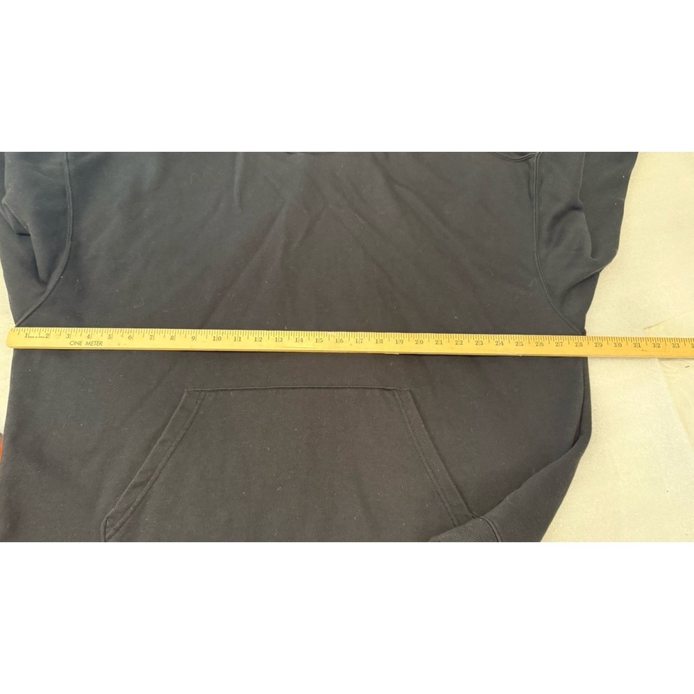 Mens 2XL Black Hoodie‎ Sweatshirt Classic Basic No Boundaries Pullover - Picture 5 of 8